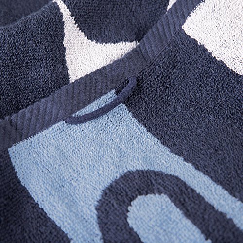 Point Saunatuch / Badetuch | viele Farben wählbar | 80 x 200 cm Baumwolle Frottee Handtuch | aqua-textil 0010681 dunkel-blau - 3