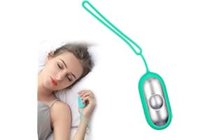 POFET Einschlafhilfegerät, USB Aufladung, Mikrostrom, elektronisches Puls Schlafinstrument zur Verbesserung des Schlafes, Stressabbau, schnellen und tiefen Schlaf (grün)