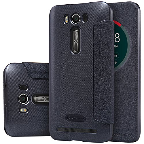 ASUS ZenFone 2 Laser ZE500KL 5 0-Inch Funda Case - IVSO Slim Armor Cover Funda Protectora para ASUS ZenFone 2 Laser ZE500KL Smartphone  Slim Book Series - Negro 