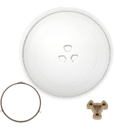 Plateau Tournant Micro-Ondes 255 Mm Compatible Daewoo KOR6 - Plat Verre 3 PIP/Lug