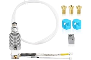 SAPLUSREPRAP 5Aplusrerap I3 Mega Hotend 3D Printer Extruder Print Head 12V Heating V5 Bowden Upgraded J-Head 3D Printer Parts for Anycubic I3 Mega Mega-S Extruder 1.75 mm MK3 I3, 1 Piece