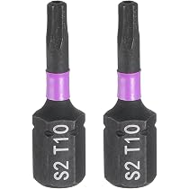QUARKZMAN Torx T40H Schraubendreher Bits – 2 Stück, 1/4 Zoll Sechskant, Magnetisch, S2 Stahl