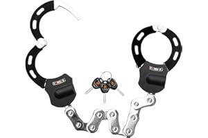 FONGKE Antivol Trotinette Electrique, Antivols Menotte Velo, Cadenas Velo Electrique, Cadenas Clé pour Scooter/Trottinette/Bicyclette/Motos