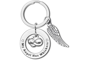 Dabihu Loss of Cat Memorial Gift Pet Memorial Keyring Sympathy Gifts for Loss of Cat Pet Loss Keychain In Memory of Pet Cat Gift Sympathy Gift for Cat Lover Family Friends Pet Owner Remembrance Gifts