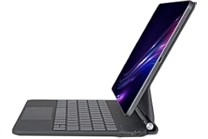‎SEAGTIGAU Seagtigau Magic Keyboard Case für iPad Air 11 Zoll (M3/M2, 2025/2024), Pro 11 (4./3./2./1. Gen) & Air 5./4. Gen 10,9", Magnetisches Tastaturgehäuse mit Trackpad, QWERTZ