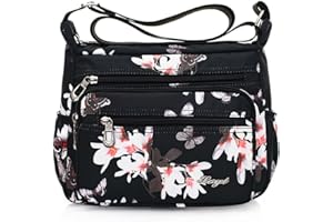 HERCMNOY Umhängetasche für Damen, Umhängetasche, Handtasche, Geldbörse, Freizeit, Reisen, mehrere Taschen, Kuriertasche