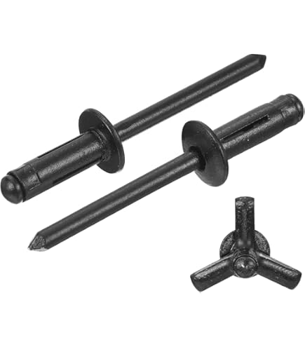 Rivetti Esplodenti Testa Grande 3/16 Nero Opaco 50 Pezzi Aluminum ...