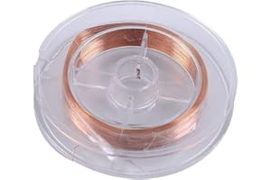 MEROURII Kupferlackdraht, 0,2 mm x 50 m isolierter Kupferdraht, Emaillierter Kupfer Magnet Draht für elektromagnetische Motortransformatoren Induktivitäten