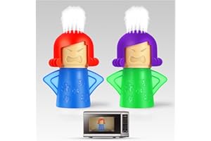 Spardar Angry Mama Microwave Oven Steam Cleaner, 2 Pack Microwave Cleaner for Kitchens, The Fun and Easy Way to Cleaning work with Amazing Results