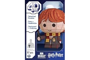 4D Build - Ron Weasley - puzzle 3D popularnego bohatera filmu Harry Potter z wysokiej jakości kartonu, 87 części, dla fanów magicznej serii przygód od 12 lat