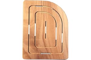 FERIDRAS Pedana Doccia in Legno Marino 74 X 55 Cm Lato Destro per Piatto Doccia 70 X 90