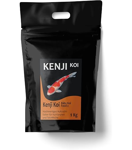 KENJI KOI Baby Koi Food 3 Aufzuchtfutter 1kg - Körnung 1,2-2,2 Mm, 46% Protein, Für Junge Koi Ab Den Ersten Tagen
