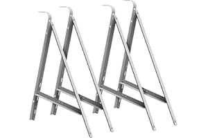 Anker SOLIX Balkonhalterungen, 2er-Pack, Solarpanel-Halterung für Balkon, 30°-45° Neigungswinkel, Mit Silikonpad, Einfache Installation, Montageset für zwei PV-Module, Silberfarben