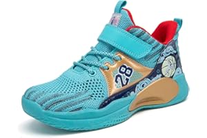 Xinghuanhua Chaussures de Basket-Ball pour garçons Baskets pour Hommes Chaussures de Basket-Ball doublées Chaussures de Sport Haut de Gamme pour Enfants Unisexes