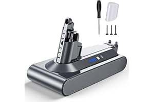 NZBS 6000mAh Batería para Dyson V10 Animal V10 Absolute V10 Motorhead V10 Fluffy V10 Total Clean SV12