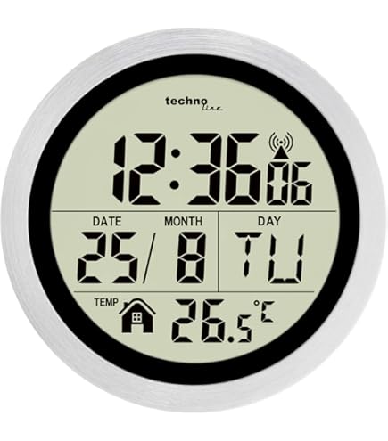 Doucheklok waterdicht, badkamerklok met temperatuur- en douche-timer, kleine digitale wandklok werkt op batterijen met zuignap en ophanggat voor keuken