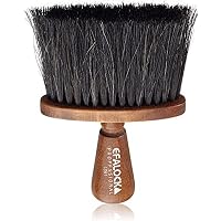PONIK'S PROFESSIONAL Nackenwedel Breit | Friseurpinsel Für Barber, Weiche Borsten, 12.5 Cm