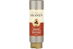 Monin Sauce Caramel pour boissons chaudes et Culinaires - arômes naturels - 2x50cl