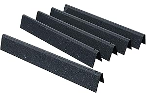 SafBbcue 7621 7620 Flavorizer Bars Set for Genesis 300 Series (Front-Mounted Control Panel) E/S/EP 310 320 330 GS4 Gas Grills, 17.5" Porcelain Enameled Heat Plate Flavor Bars Replace for #62783#62784