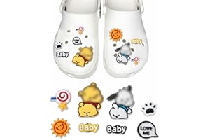 HZAOPZE Ciondoli a forma di scarpe per cani, 9 pezzi, accessori per bambini, ragazze, adolescenti, adulti, uomini e donne, Misura unica