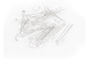 UXCELL sourcing map 20pcs 5MM 940nm Infra-R IR Lancement d'émission Tube Diode Lampe LED Emitting