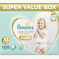 Pampers Premium Care Super Value box pack, XL, 108 Count