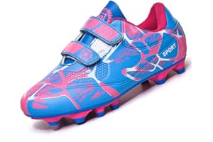 VTASQ Zapatos de Fútbol Niños Spike Aire Libre Profesionales Atletismo Adolescentes Calzado de Entrenamiento