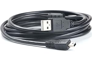 Adhiper Cavo USB UC-E4 per Nikon D300 D3100 D3100S D3X D40 D40X D50 D60 D70 D100 D700 D40X D300s, Fotocamera SLR Digitale, Cavo USB 2.0 ad Alta velocità （1M / Nero）