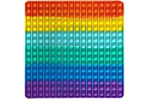 BEAUTYBIGBANG XXXXL Huge Big Pop It Fidget Poppet Fidget Toy Set Stress Reliever Anxiety Relief Toys,Anti-stress fingertip gadgets toy set,Colorful Squeeze Sensory Toy for adults and children