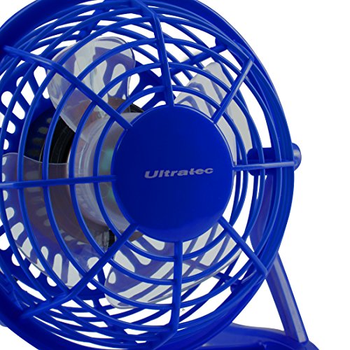 Ultratec USB Mini- Ventilator/Lüfter für den Schreibtisch, Blau - 5