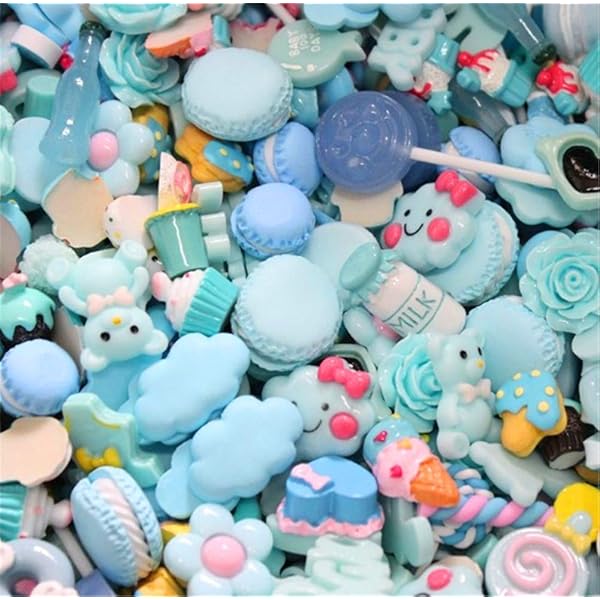 Honbay Künstliche Süßigkeiten-Charms Aus Harz – 24 Stück Ohne Loch, Ideal Für Schmuck, Handyhüllen & Bastelprojekte