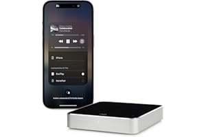 Eve Play (Apple Home) – Audiostreaming Adapter für AirPlay, Automatischer Latenzausgleich, Leistungsstarker Digital-Analog-Wandler, DREI Audioausgänge, Ethernet und WiFi