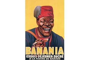 Éditions Clouet 29061 - Petite Plaque métal 15x21 cm Banania - Buste