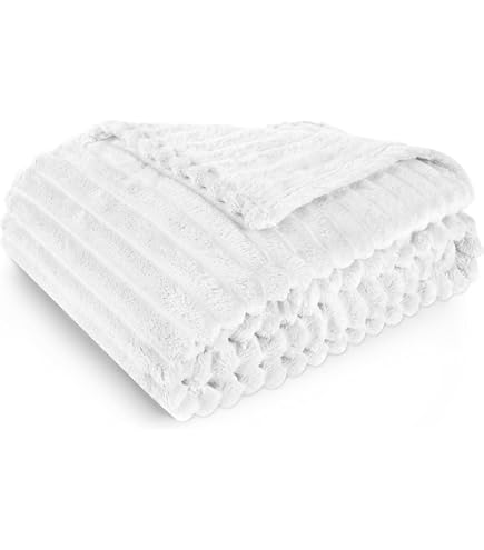BEDSURE Knuffeldeken, wollig, wollen deken en fleecedeken, bankdeken, zachte warme grof ribdeken voor kamerdecoratie, woon- en knuffeldekens, sprei, bruin, 150 x 200 cm