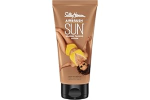 Sally Hansen Airbrush Legs, Loción Autobronceadora, Sun Gradual Tanning Lotion, Tono Light to medium, 175 ml, El embalaje puede variar