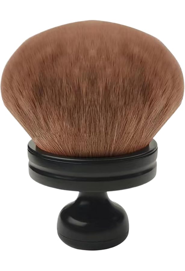 Extra Großer Kabuki Make-up Pinsel 74 Mm - Für Selbstbräuner, Foundation & Körper (Schwarz)