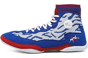 Adoff Ringerschuhe für Männer, professionelle Wettkampftrainingsschuhe, Boxschuhe, atmungsaktive, verschleißfeste, rutschfeste, freie Kampf- und Kampfschuhe