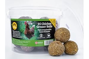 CHUBBY PET PRODUCTS Feldy 25 High Protein Chicken Grazer Balls For Poultry 5Kg