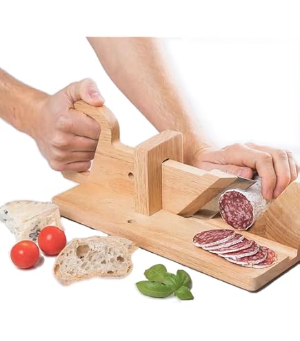 Zassenhaus Gourmet-Hobel Aus Holz – Für Salami, Schinken, Käse & Gemüse, Mit Edelstahlklinge