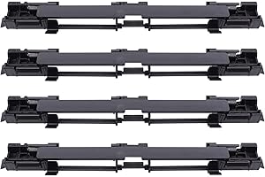 HouYeen Car Roof Carrier Cover Rail Trim Moulding Flap for Vauxhall for Opel Astra H Zafira B 2004-2010 Pack of 4