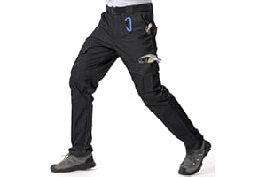 IGOLUMON Arbeitshosen Männer Cargohose Herren Stretch mit Vielen Taschen Outdoorhose Taktische Hose Herren mit Halbelastischer Bund