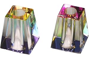 LK TREND & STYLE Glutkiller beide Seiten offen für Aschenbecher - löschen Sie die Glut Ihrer Zigarette in Sekunden (Glas 2er Set)