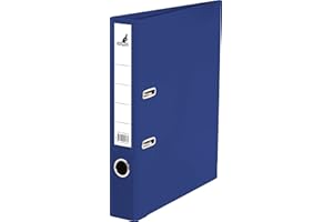 Kangaro Polypropylene Plastic Folder 5 cm Spine Width DIN A4 Colour Dark Blue (Ring Binder, Lever Arch Folder, Letter Folder)