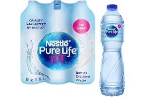 Nestlé Pure Life Water, 6 x 1.5 ltr, Clear