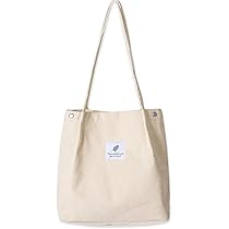 Sac À Bandoulière En Velours Côtelé Pour Femme Avec Fermeture Éclair - Grand Sac Fourre-Tout