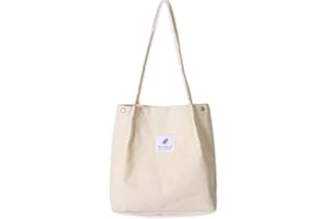 Bikasun Tote Bag Bolsa Compra Bolsa de Pana Grande para Mujer Bolsas de Bolsas para Compras Colegio Trabajar Viajar Bolsos Shopper Tela Bolsa de Playa Tela Bolso de Hombro
