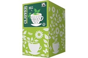 CLIPPER NATURAL, FAIR & DELICIOUS Clipper Organic Pure Green Tea Bags | 250 Individually Wrapped Teabags | Bulk Buy for Home, Catering & Parties | Eco-Conscious, Fair Trade Tea | Natural, Unbleached, Plant-Based & Biodegradable Bags
