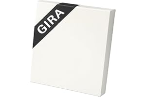 GIRA 329603 Wippe Reinweiß glänzend | hochwertige Schalterwippe | schwimmende Lagerung | harmonisches Spaltmaß | moderne Optik | kompatibel mit GIRA Schaltern | Profi Elektroinstallation