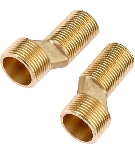 Adaptateur Filetage 3/4" Femelle Vers 1/2" Mâle Pour Radiateur - Lot De 2 En Acier Inoxydable - Joints Inclus - Plomberie Salle De Bain