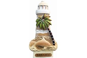 Weekino Faro Bahamas Calamità da frigo 3D Polyresin Tourist City Viaggio Souvenir Collezione Regalo Forte Frigorifero Sticker